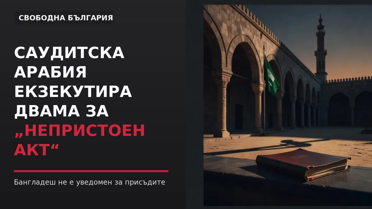 Саудитска джамия и шериатска присъда за двама граждани на Бангладеш