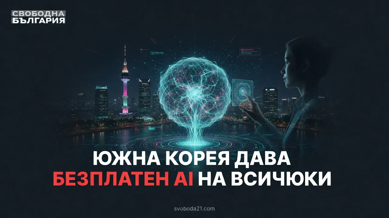 Южна Корея дава безплатен AI на всички