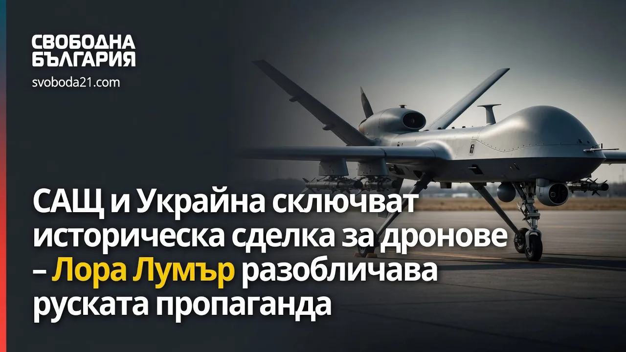 САЩ и Украйна сключват историческа сделка за дронове – Лора Лумър разобличава руската пропаганда