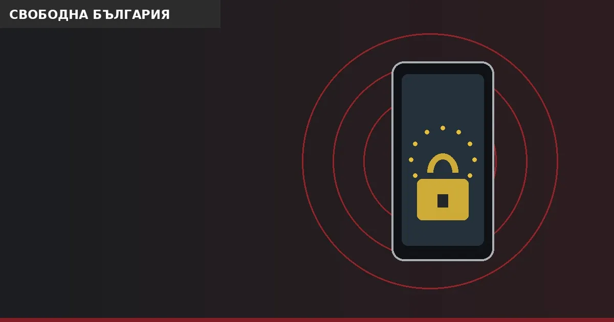 Тъмна журналистическа илюстрация на смартфон и заключване за европейските правила за онлайн защита на децата